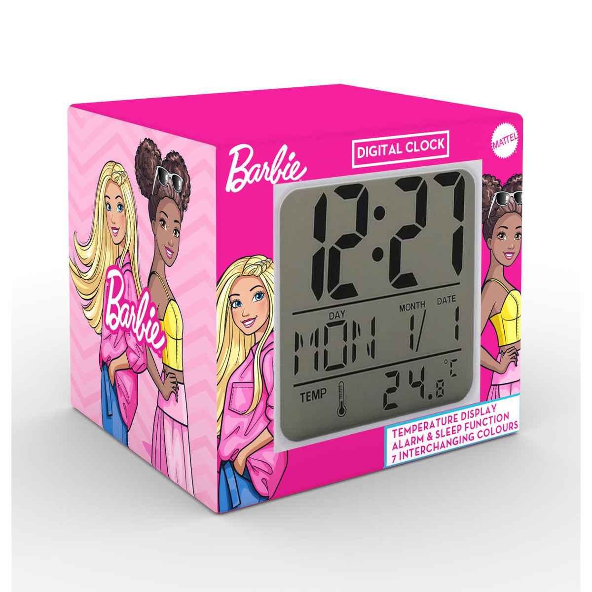 Barbie Digital Clock - Pink 6