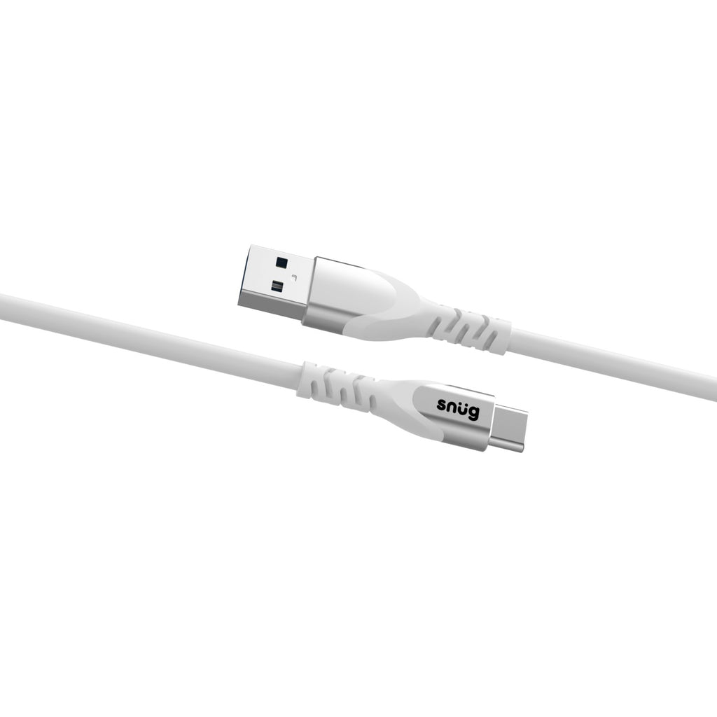 Snug USB To Type-C Silicone Cable - 1.2 Metre - White 2