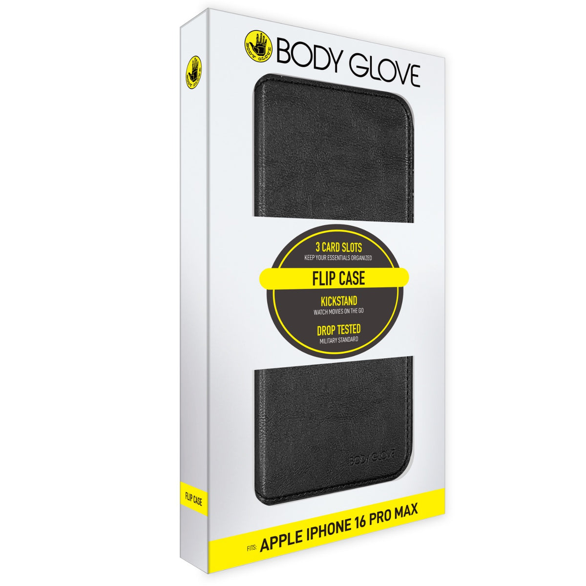 Body Glove Flip Series - Apple iPhone 16 Pro Max - Black 4