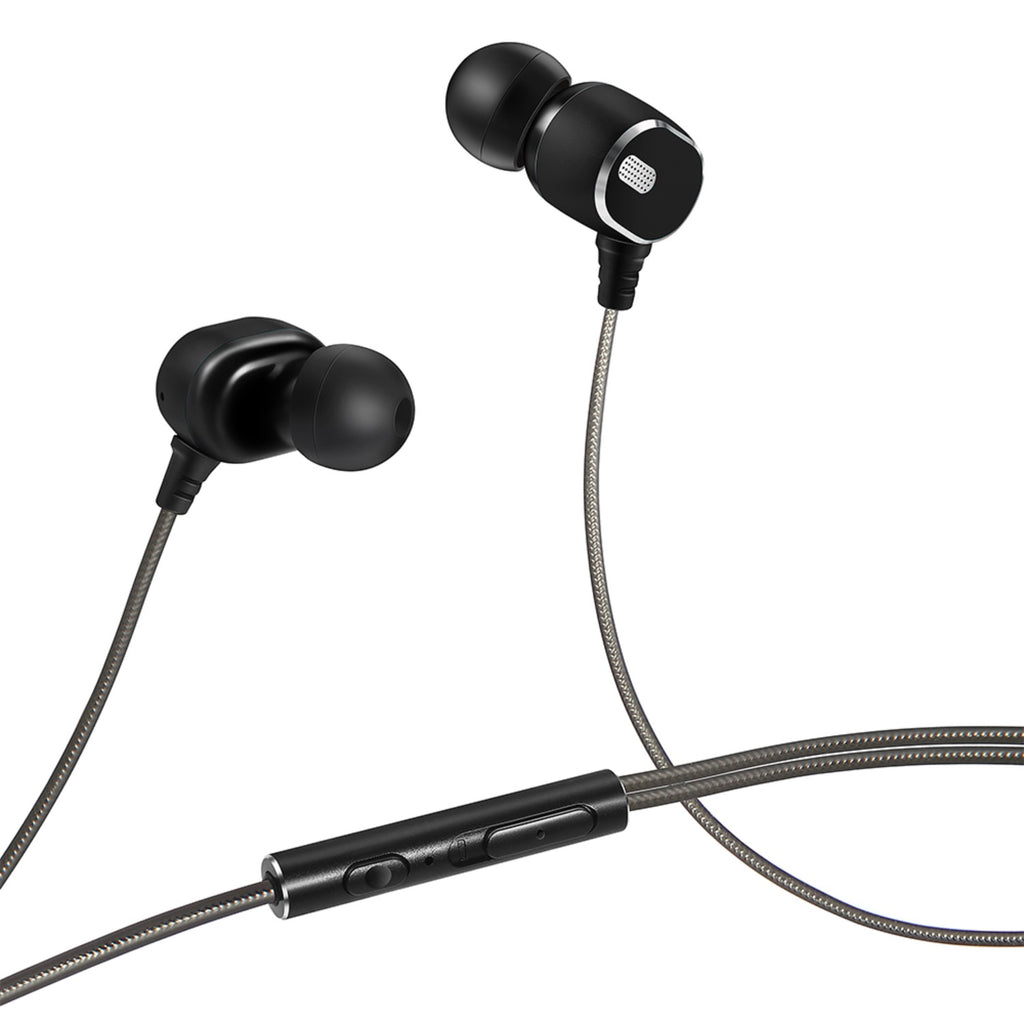 Intouch Explosive Wired Earphones - Black/Silver