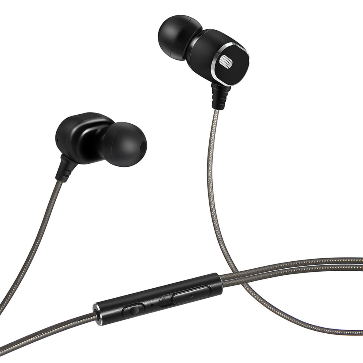 Intouch Explosive Wired Earphones - Black/Silver