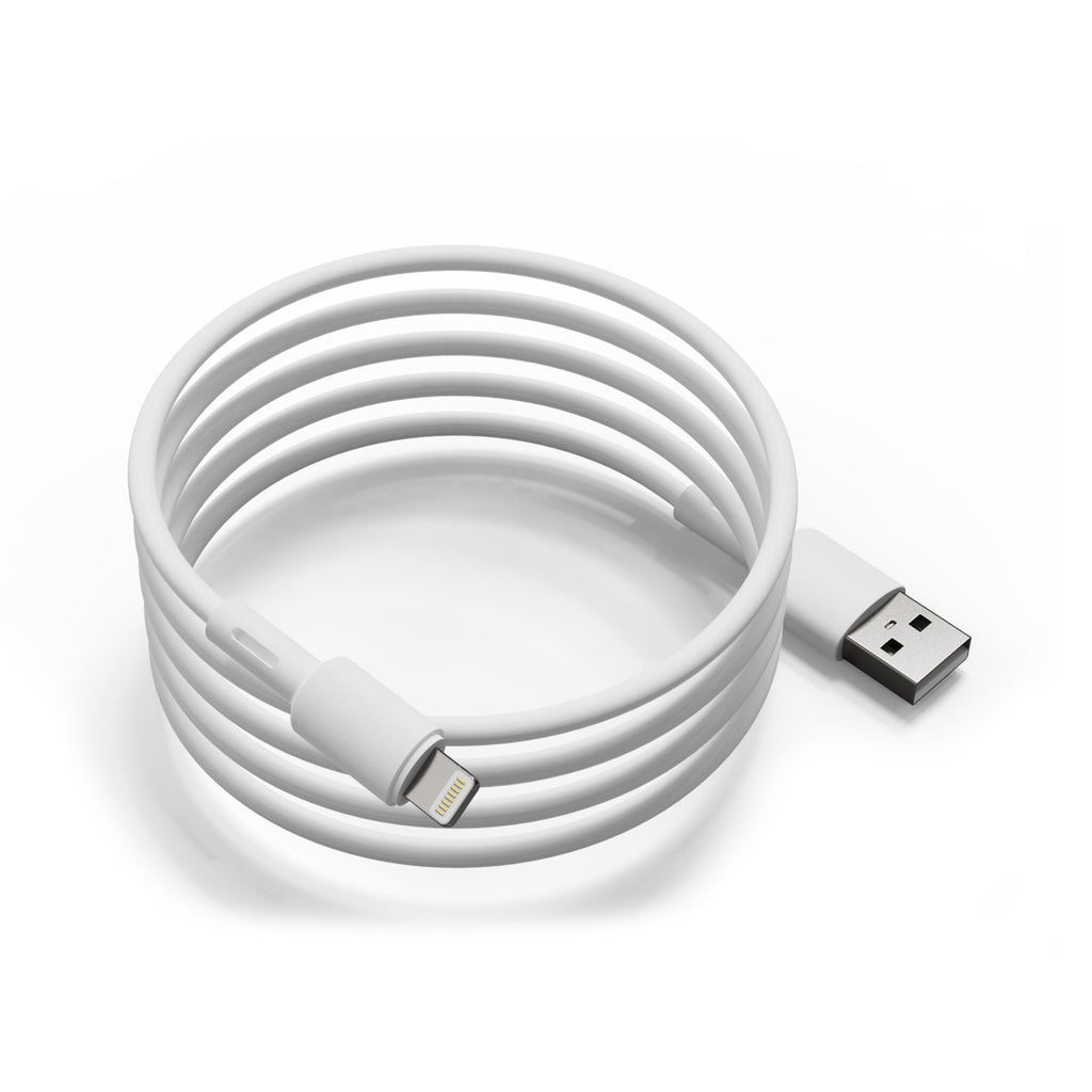 LOOP'D Lite USB To Lightning Cable - 1 Metre - White 2