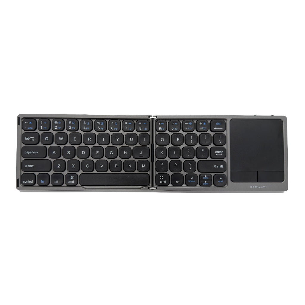 Body Glove Wireless Folding Hinge Keyboard With Touchpad - Black 2