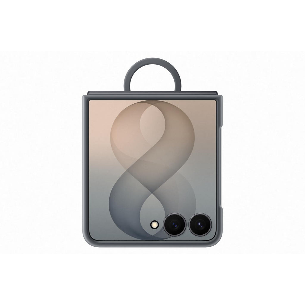 Samsung Silicone Magnet Cover With Ring - Samsung Galaxy Z Flip8 - Black 4