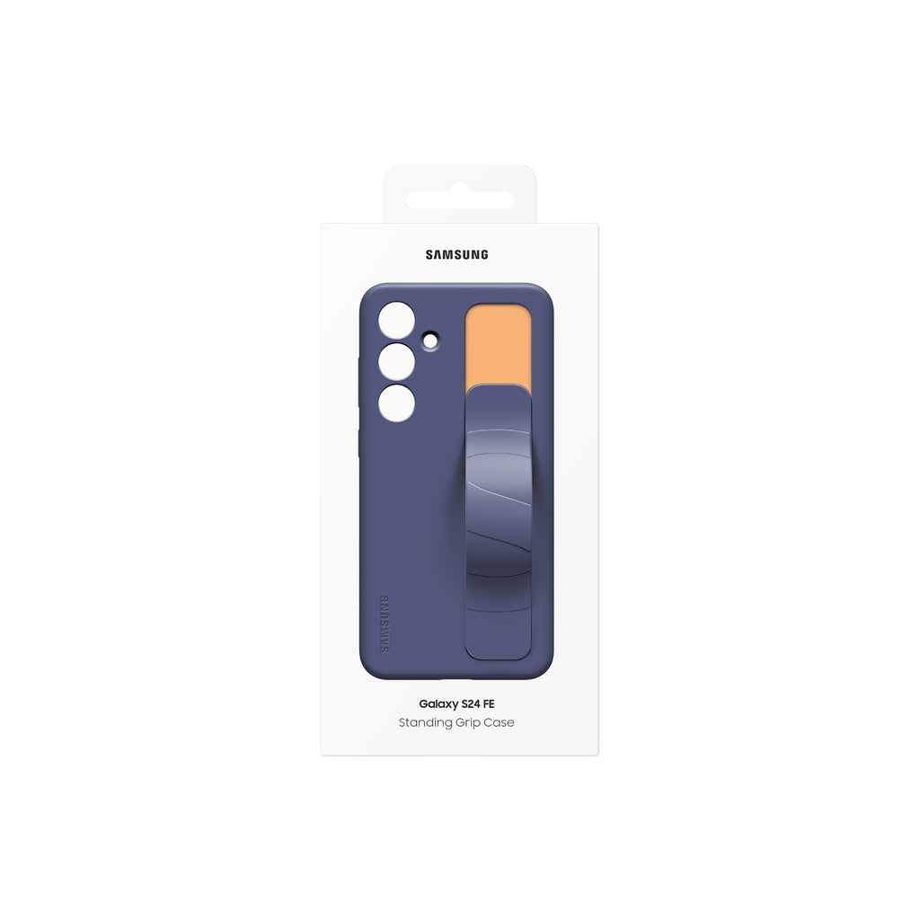 Samsung Standing Grip Cover - Samsung Galaxy S24 FE - Blue Black 6