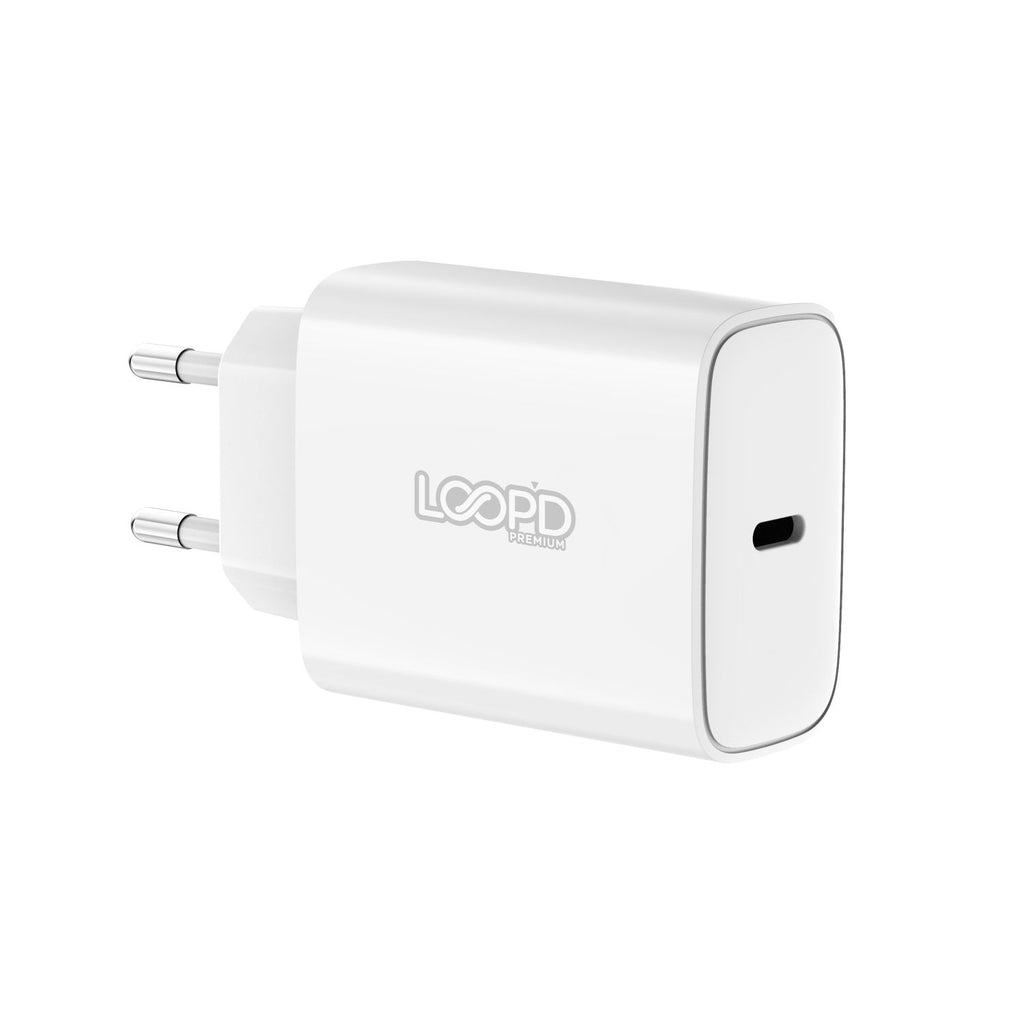 LOOP'D 1 Port PD Home Charger 20W - White 2