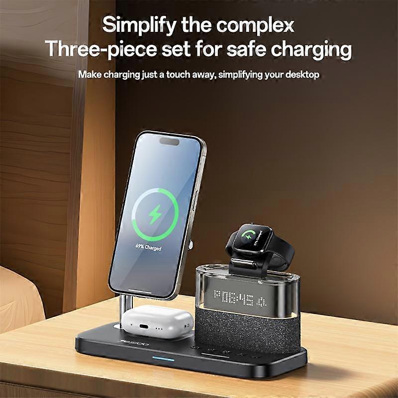 Yesido DS37 25W 6-in-1 Multi-Functional Magnetic Wireless Charging Station