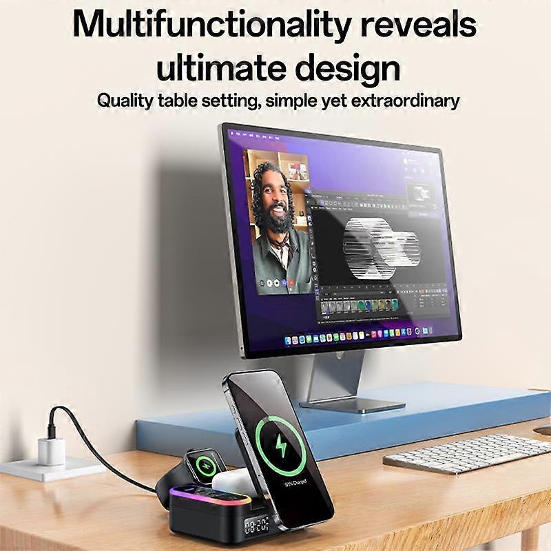 Yesido DS39 15W Desktop Pad Magnetic Wireless Charger