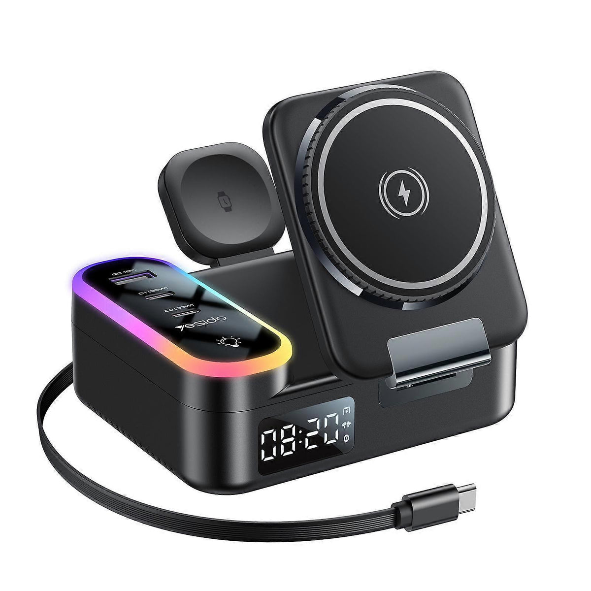 Yesido DS39 15W Desktop Pad Magnetic Wireless Charger
