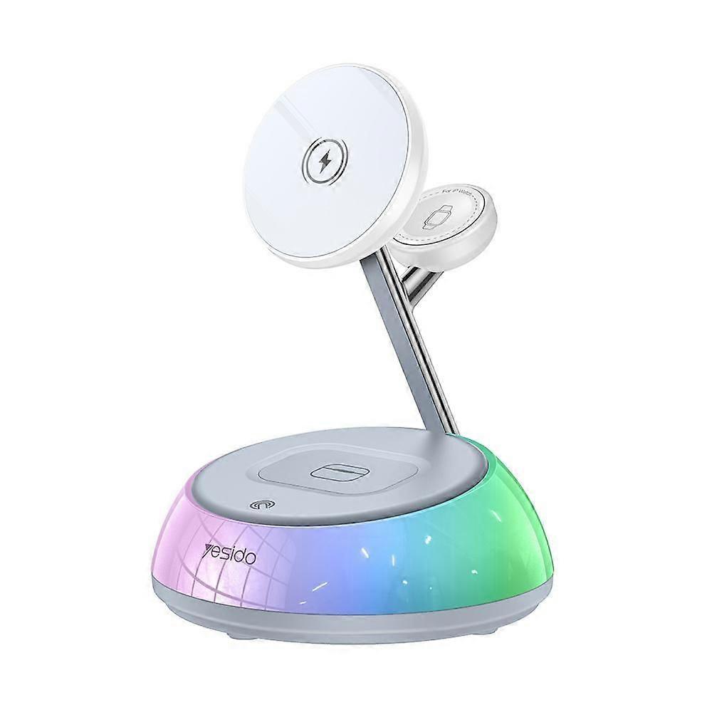 3 in 1 Wireless Charger with light