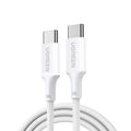 UGREEN Type-C To Type-C Braided Cable 100W 2 Metre - White