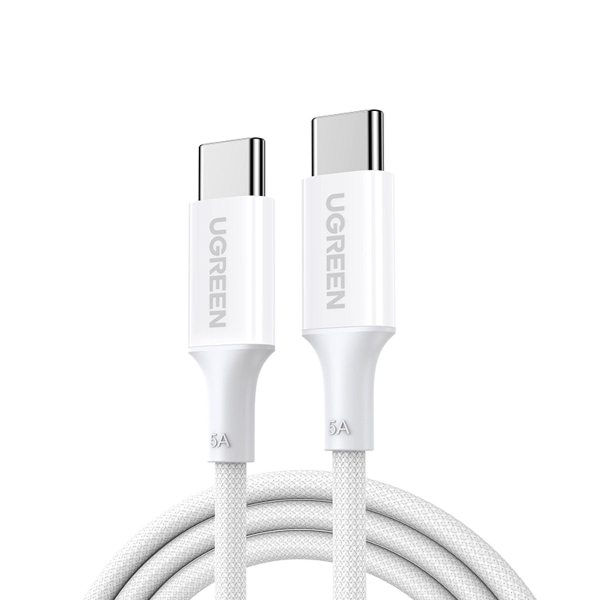 UGREEN Type-C To Type-C Braided Cable 100W 2 Metre - White