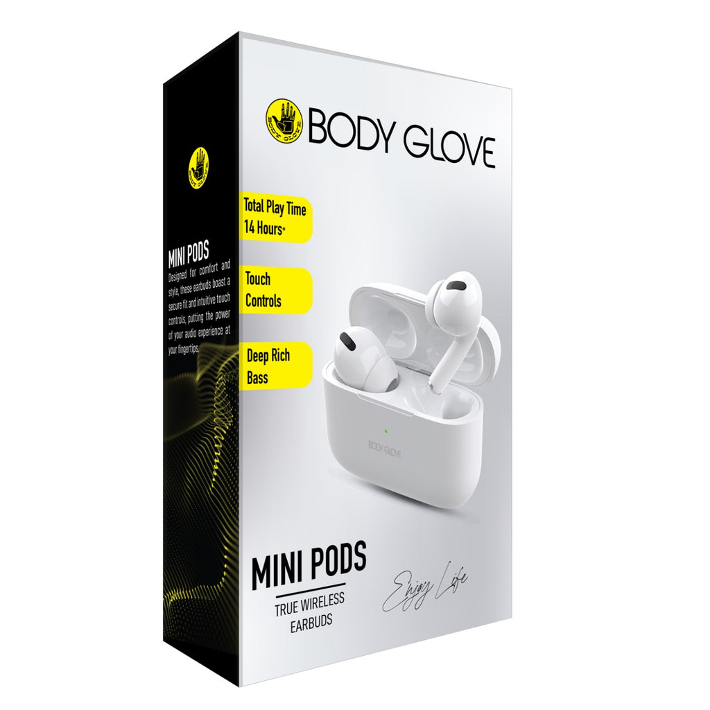 Body Glove Mini Pods Lite Wireless Earbuds - White 9