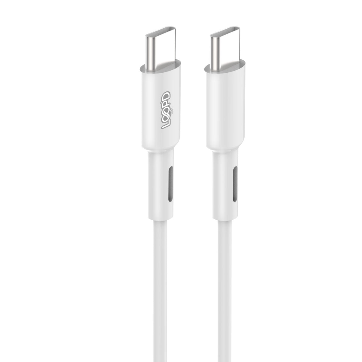 LOOP'D Lite Type-C To Type-C Cable 60W - 1 Metre - White 4