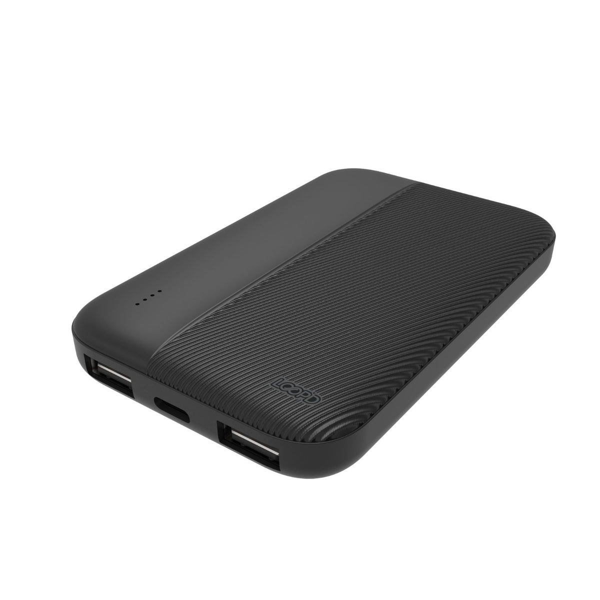 LOOP'D 4LED Indicator Powerbank - 5000mAh - Black 2