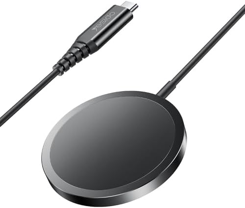 YESIDO DS21 15W Magsafe Magnetic Wireless Fast Charger for iPhone 15/14 Series