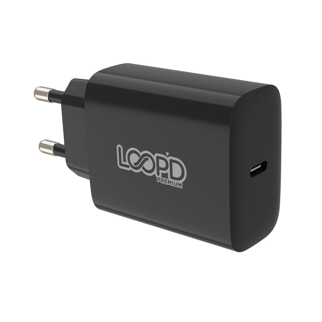 LOOP'D 1 Port PD Home Charger 20W - Black 2