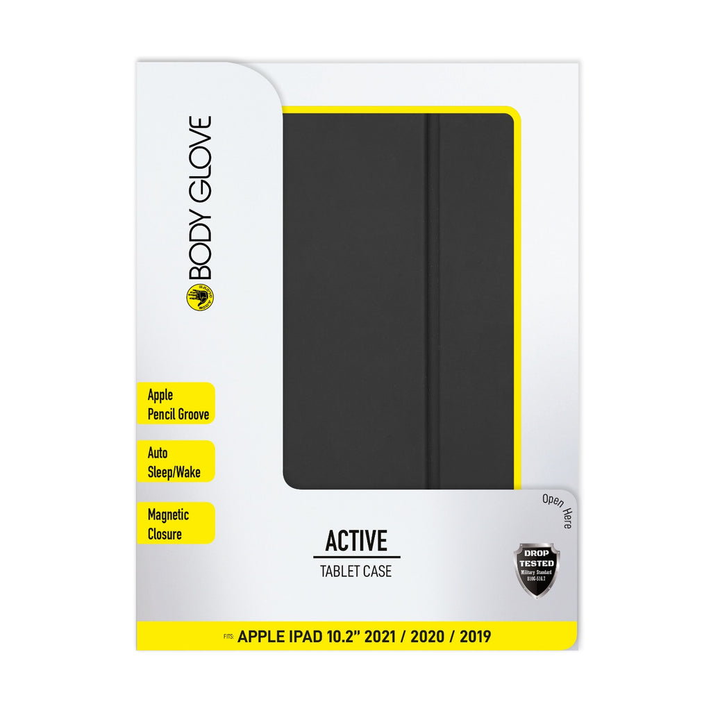 Body Glove Active Case - Apple iPad 10.2-inch 9th/8th/7th Gen (2021/2020/2019) - Black/Clear 6