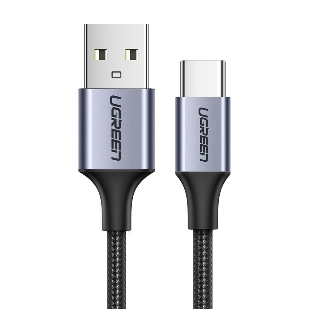 UGREEN USB To Type-C Braided Cable - 2 Metre - Black