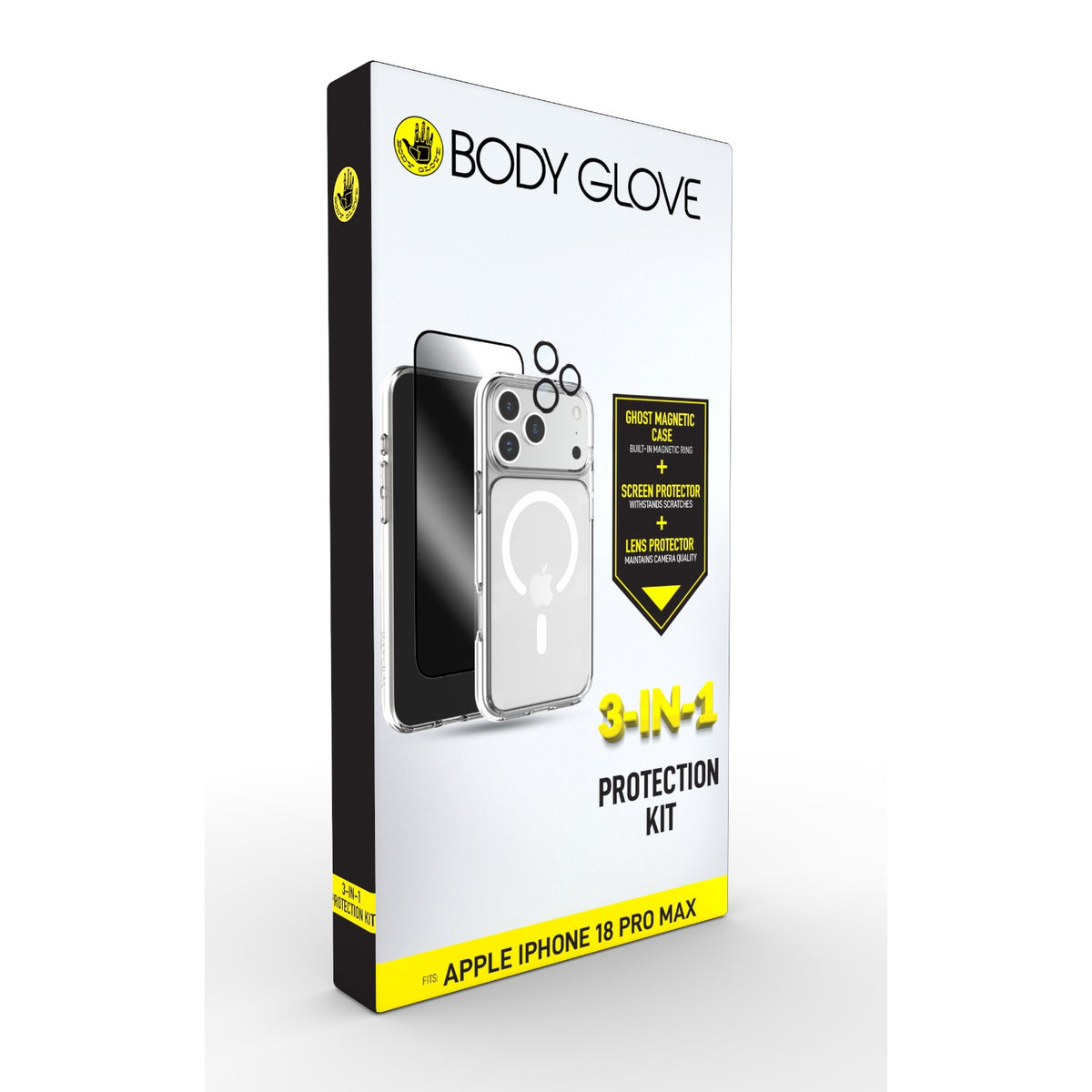 Body Glove 3-In-1 Protection Bundle - Apple iPhone 18 Pro Max - Clear 5