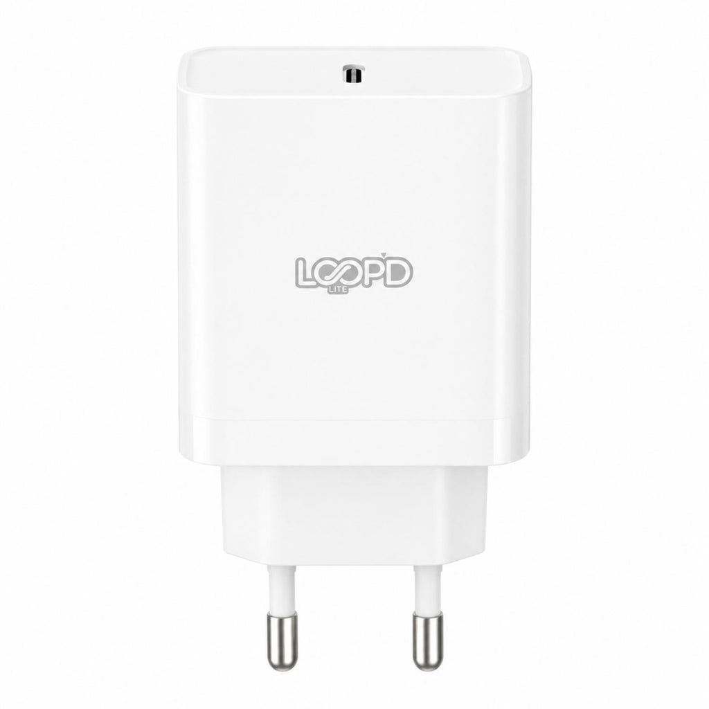 LOOP'D Lite 1 Port PD Wall Charger 25W - White 2