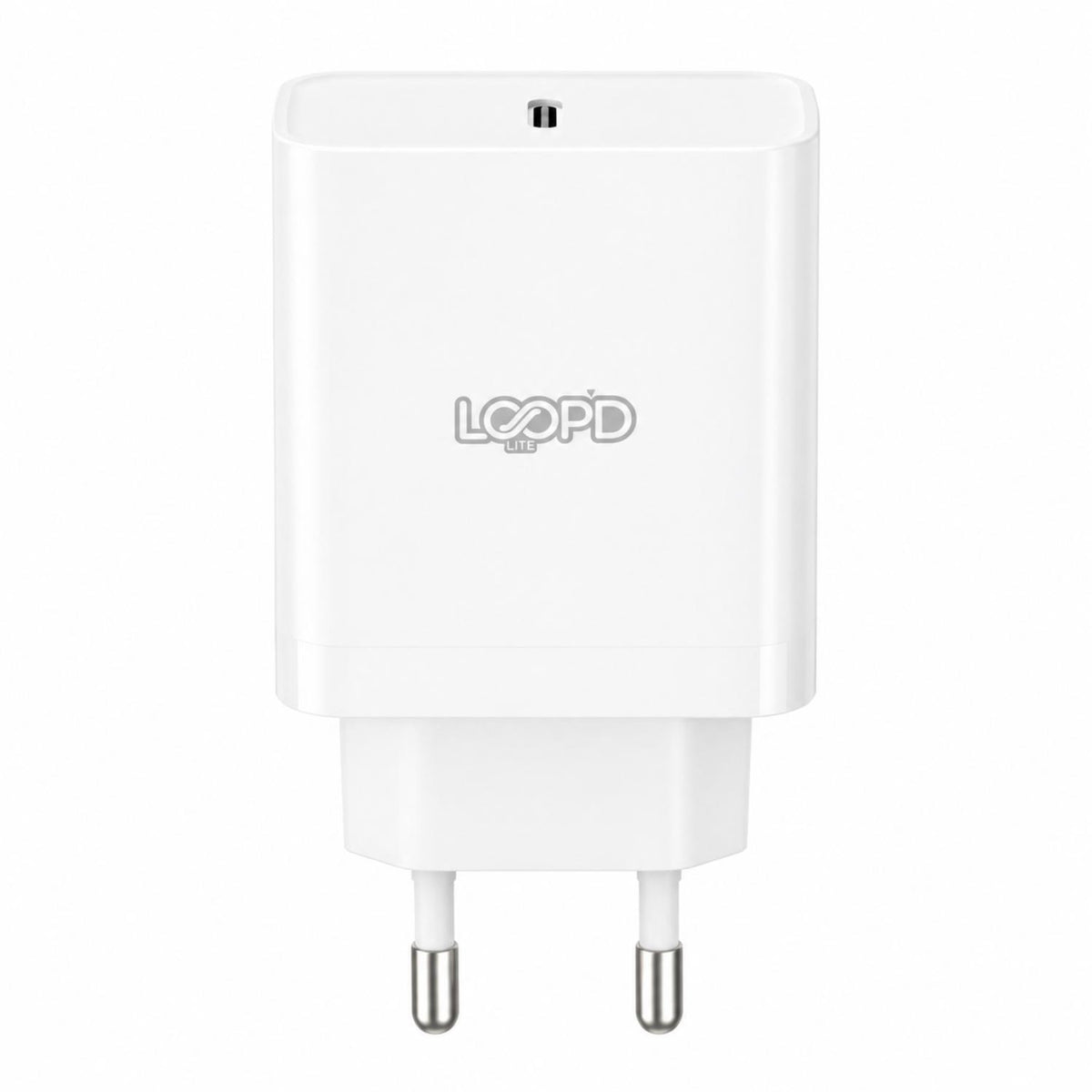 LOOP'D Lite 1 Port PD Wall Charger 25W - White 2