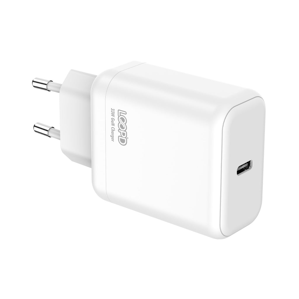 LOOP'D 1 Port PD Wall Charger 33W - White 2