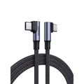 UGREEN Type-C To Type-C Right Angle Braided Cable - 2 Metre - Grey