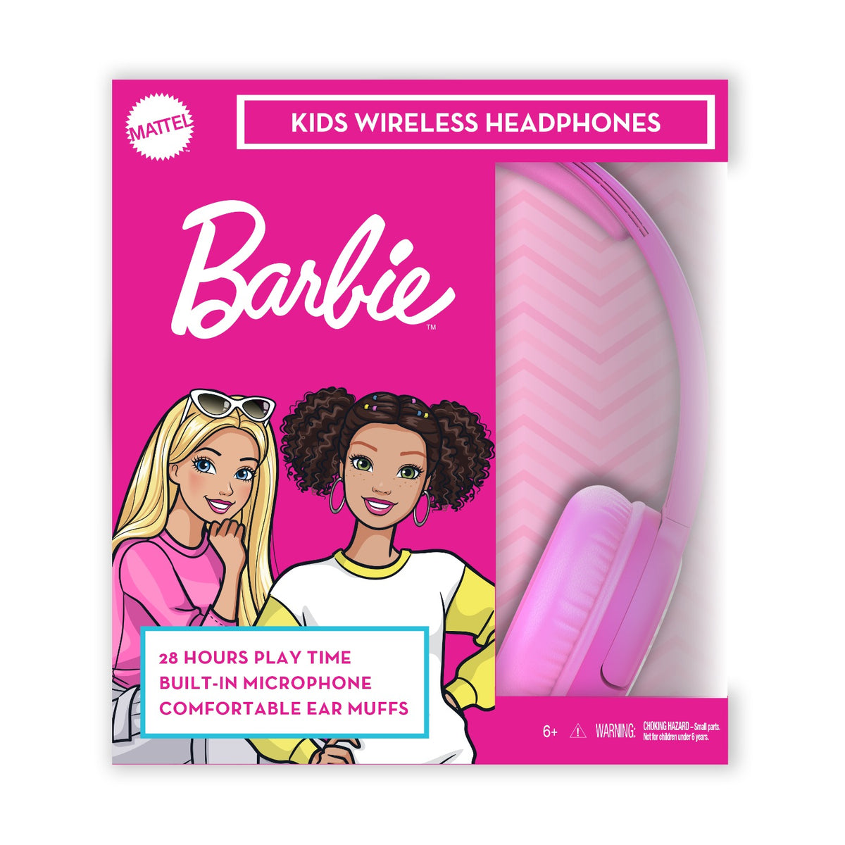 Barbie Kids Wireless Headphones - Pink 4