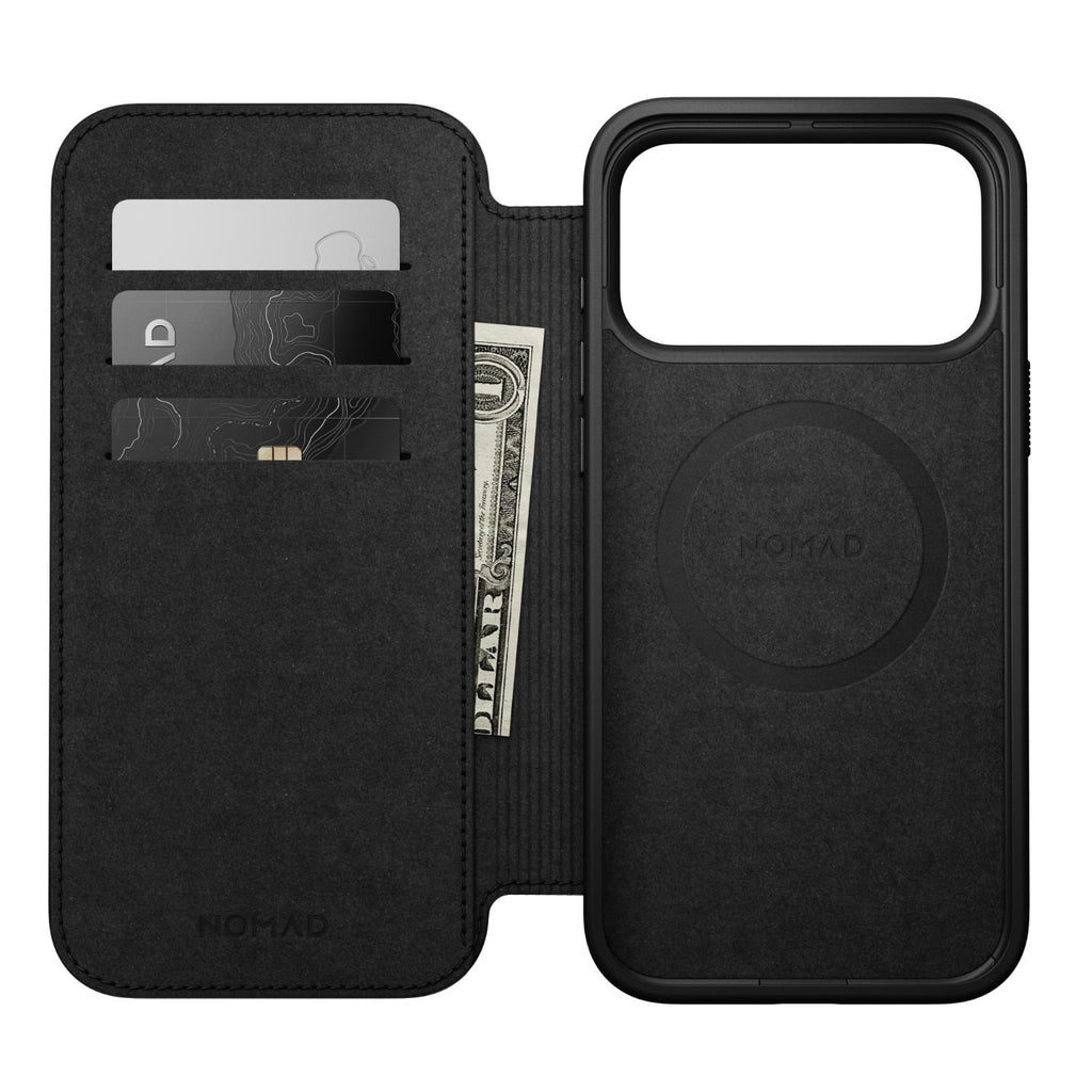 Nomad Mag Modern Leather Folio - Apple iPhone 18 Pro Max / 17 Pro Max - Black 4