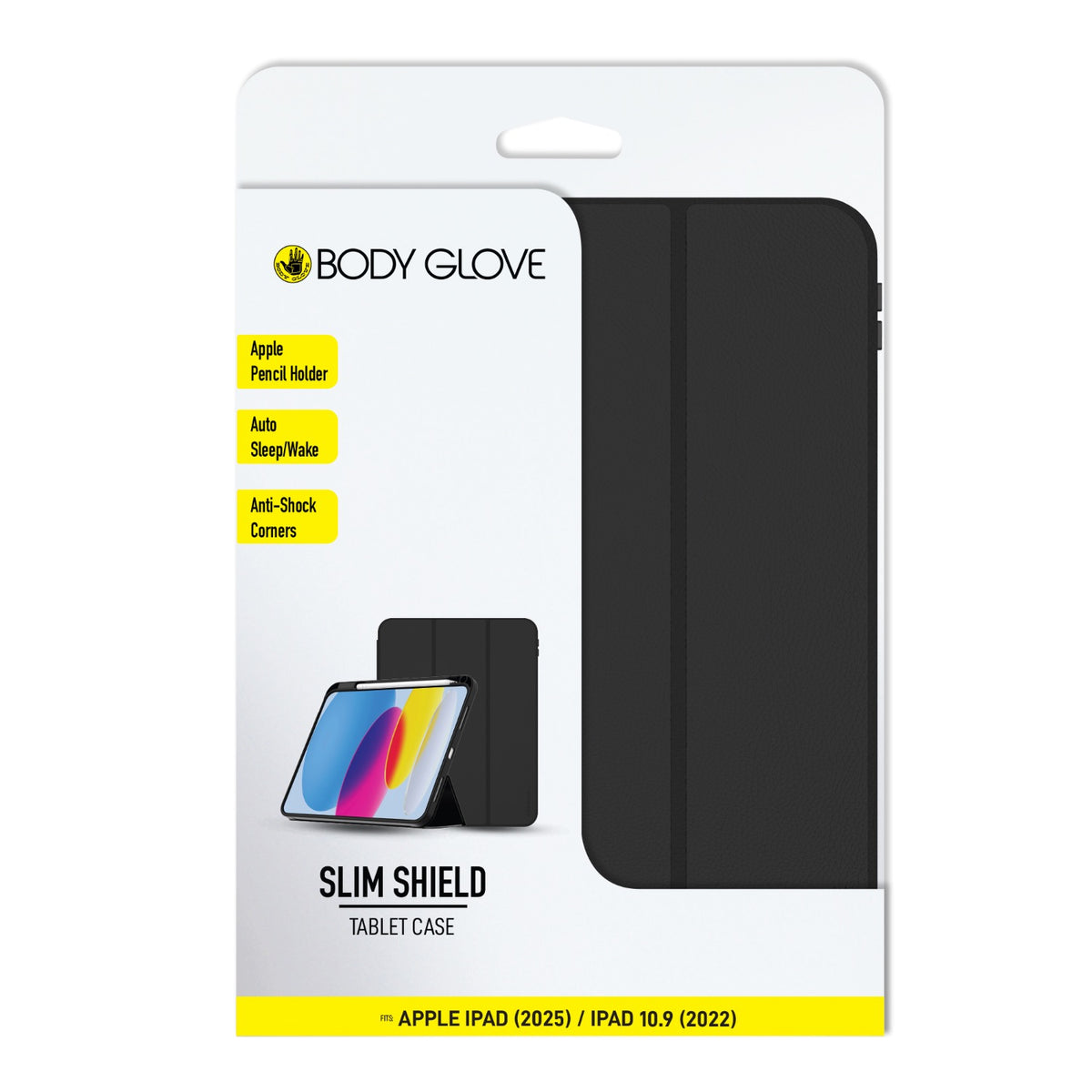 Body Glove Slim Shield Tablet Case - Apple iPad 11-inch (A16, 2025) / iPad 10.9-inch 10th Gen (2022) - Black 7