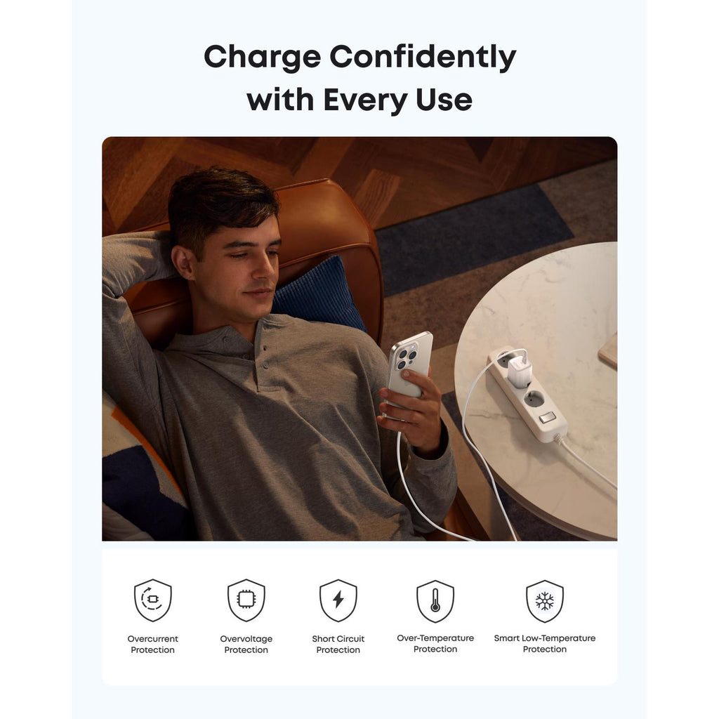 Anker Zolo 30W Compact USB C GaN Charger - White 4