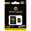 Body Glove Micro SD Card & Adapter - 16GB - Black