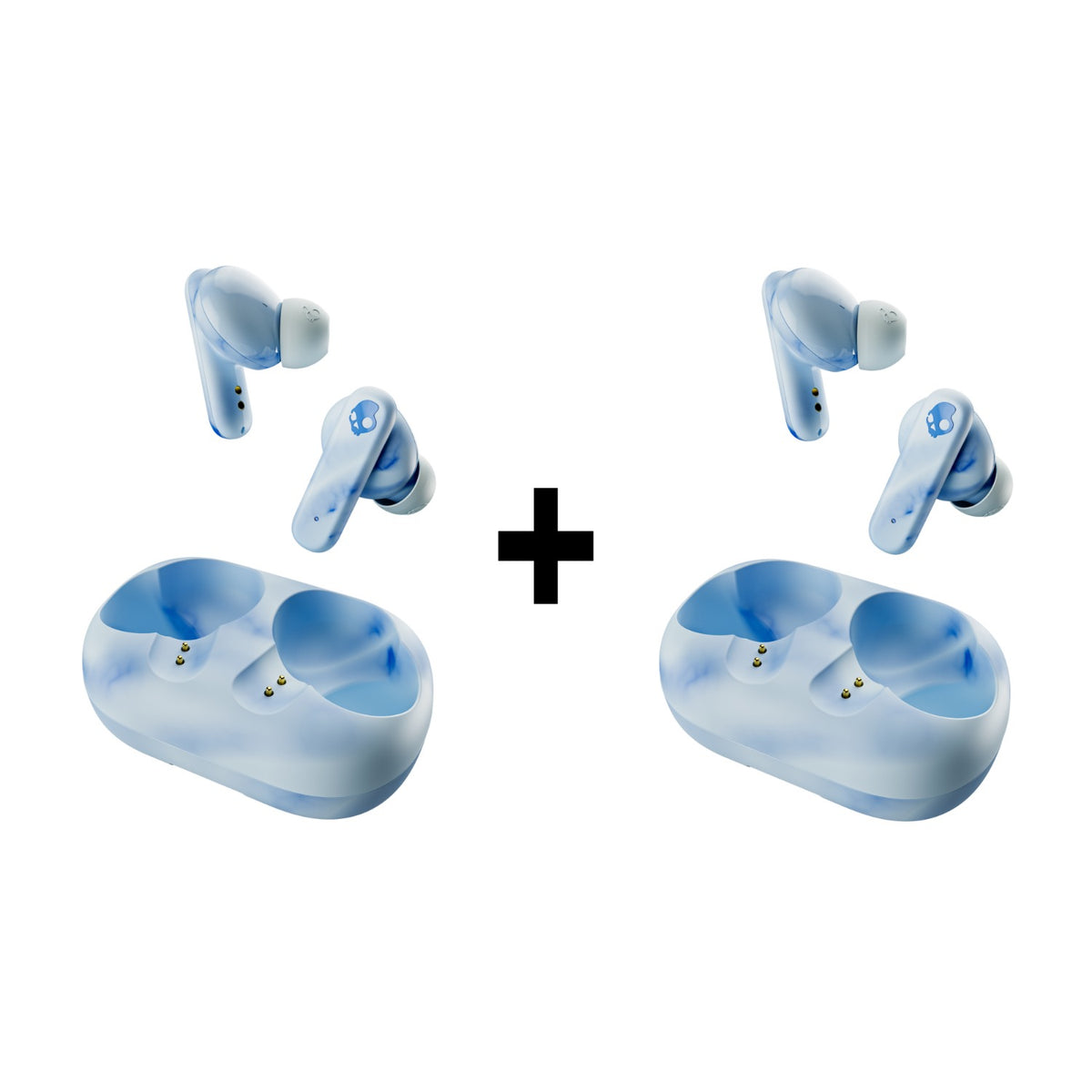 Skullcandy EcoBuds™ True Wireless Earbuds- (2 Pack) - Glacier