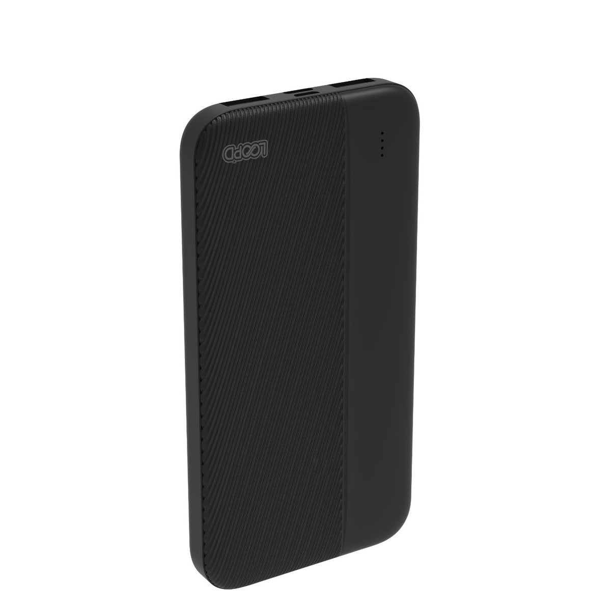 LOOP'D 4LED Indicator Powerbank - 10000mAh - Black 8