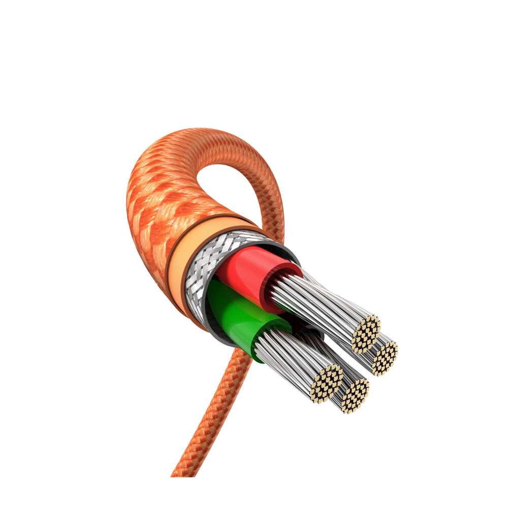 UGREEN Type-C To Type-C Braided Cable 100W 1 Metre - Orange 10