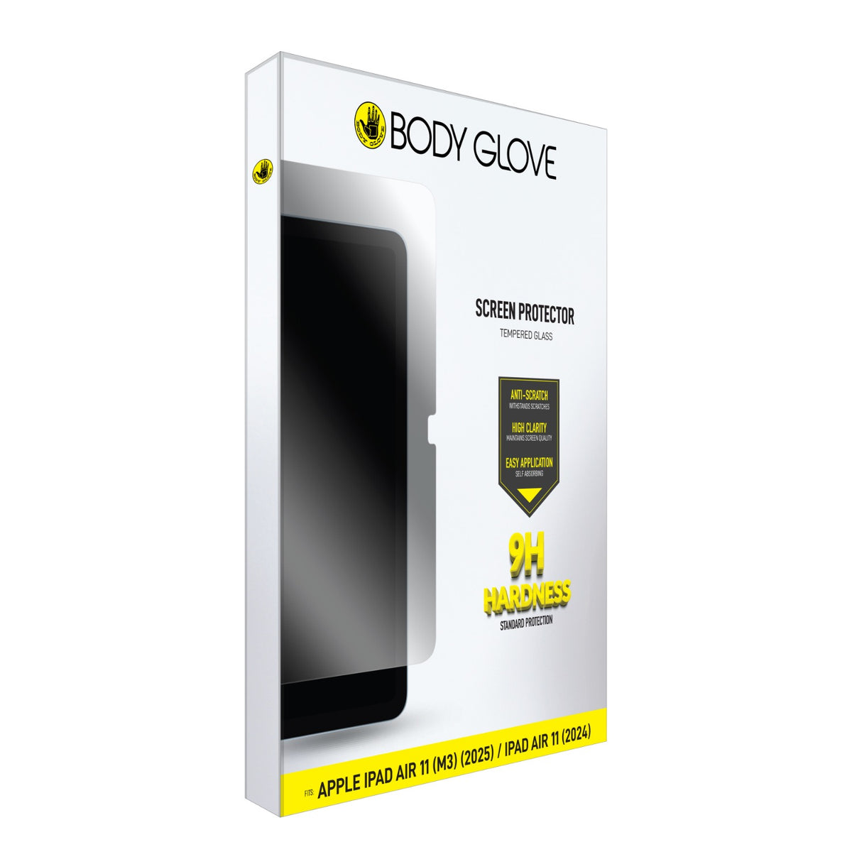 Body Glove Tempered Glass Screen Protector - Apple iPad Air 11-inch (M4/M3/M2, 2026/2025/2024) - Clear 8
