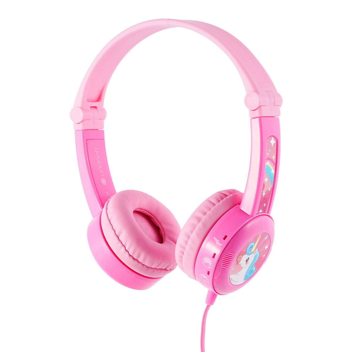 BuddyPhones Travel - With Mic - Pink