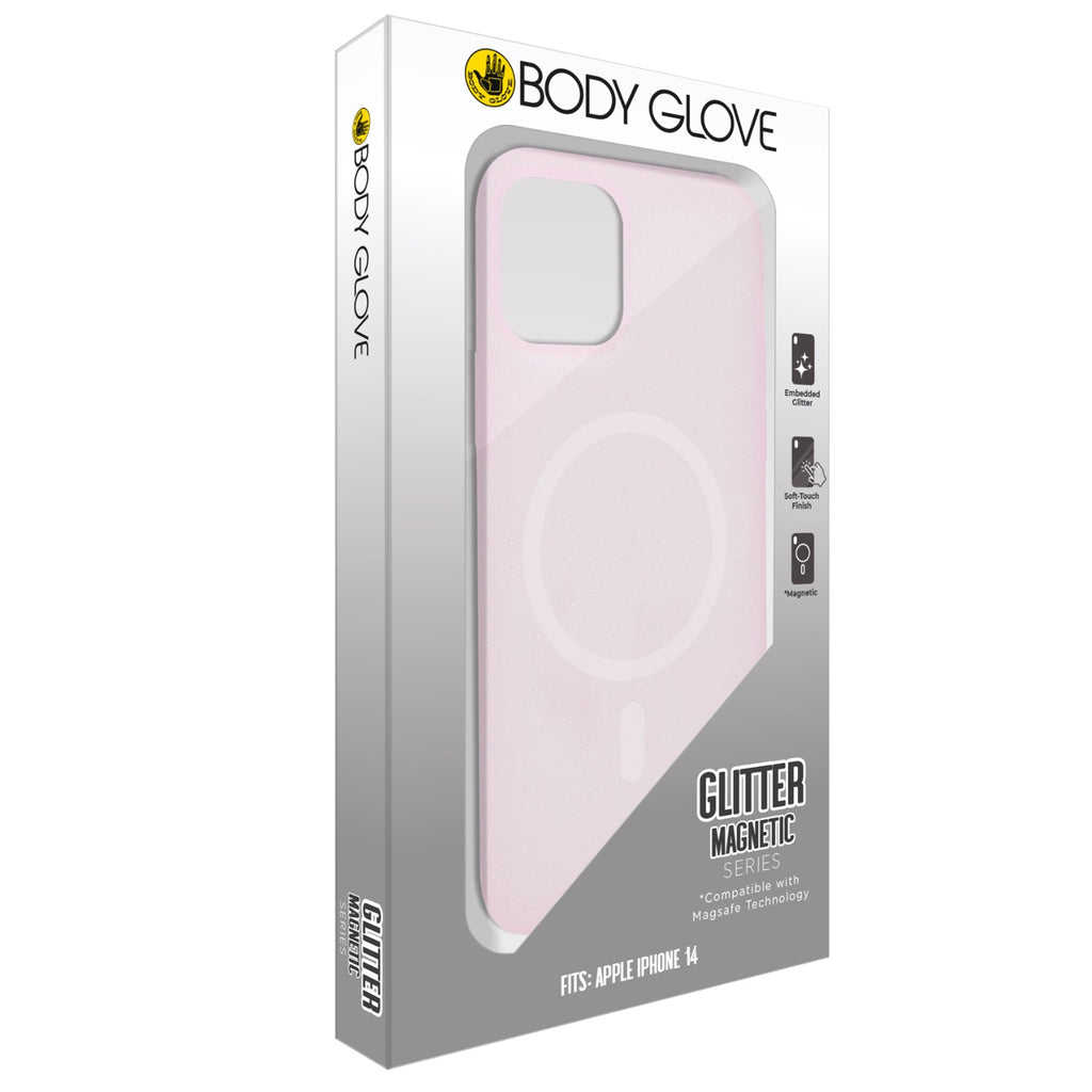 Body Glove Magnetic Glitter Silicone Case - Apple iPhone 14 - Pink 5
