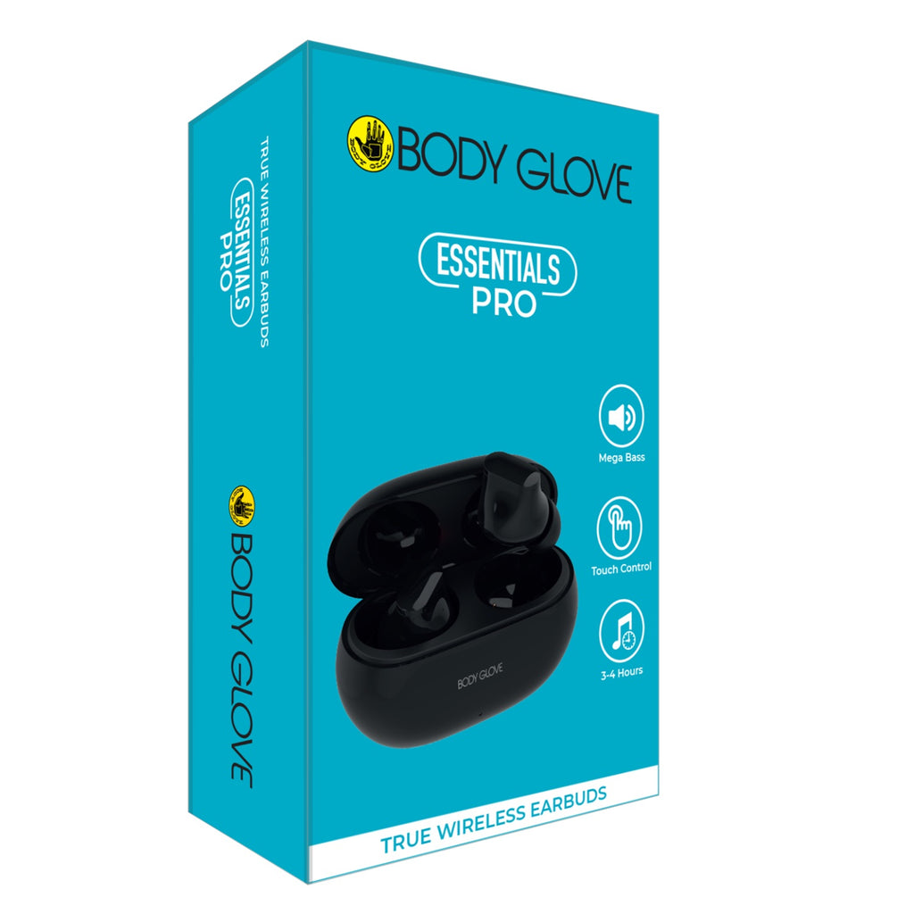 Body Glove Essentials TWS Pro Series Wireless Earbuds - Black 10