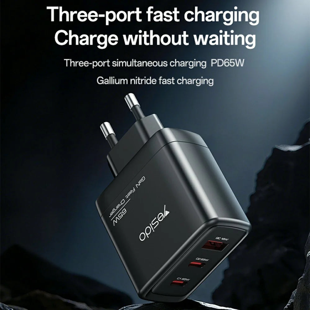 Yesido - GaN Fast Charger - 65W