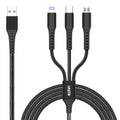 LOOP'D 3 in 1 Multi Cable - 1.2 Metre - Black