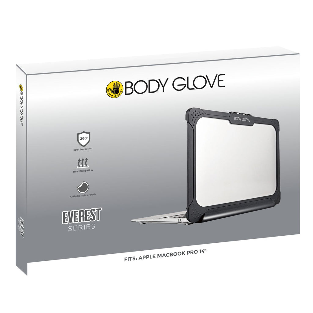 Body Glove Everest Shell - Macbook Pro 14 (2021) - Clear & Black 5
