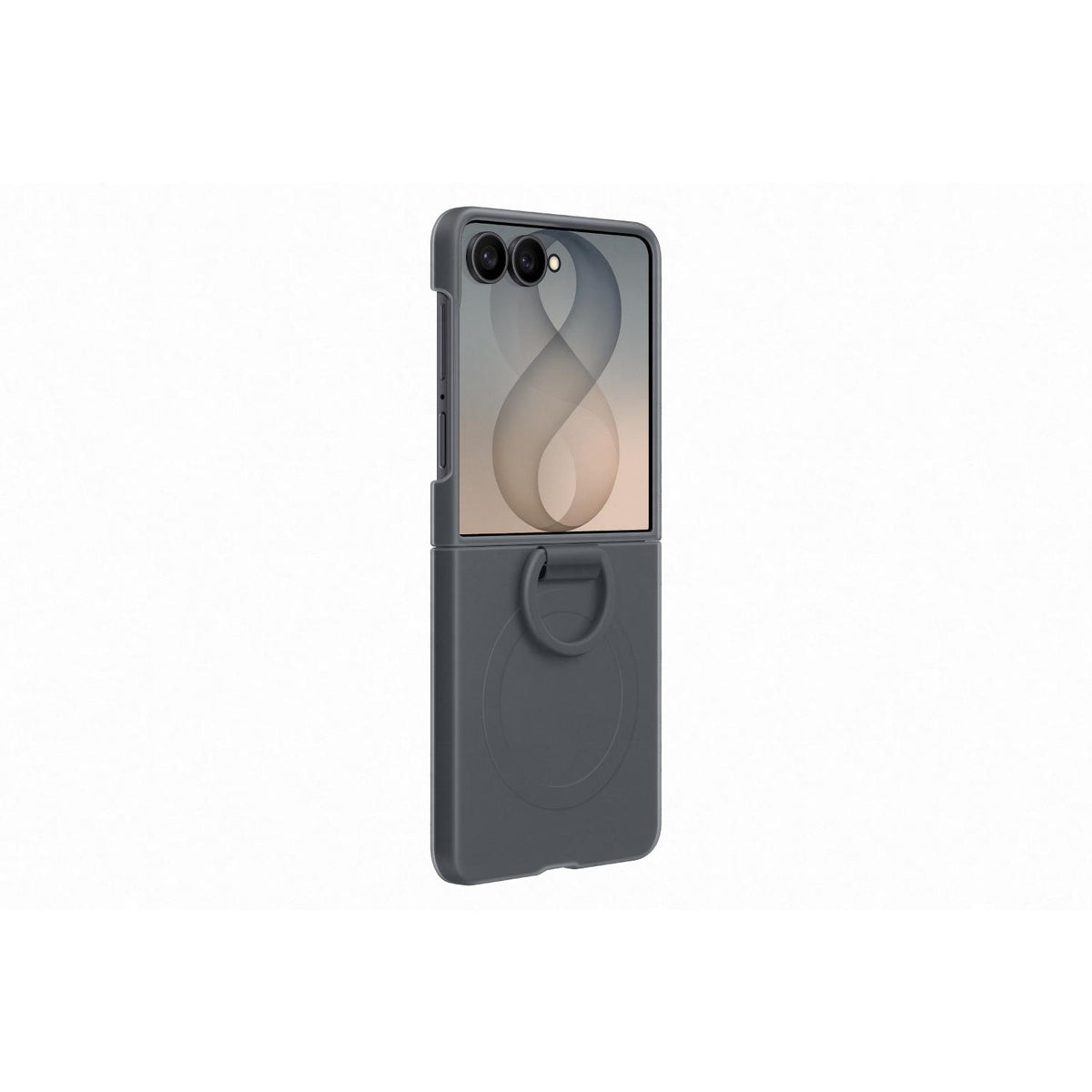 Samsung Silicone Magnet Cover With Ring - Samsung Galaxy Z Flip8 - Black 2