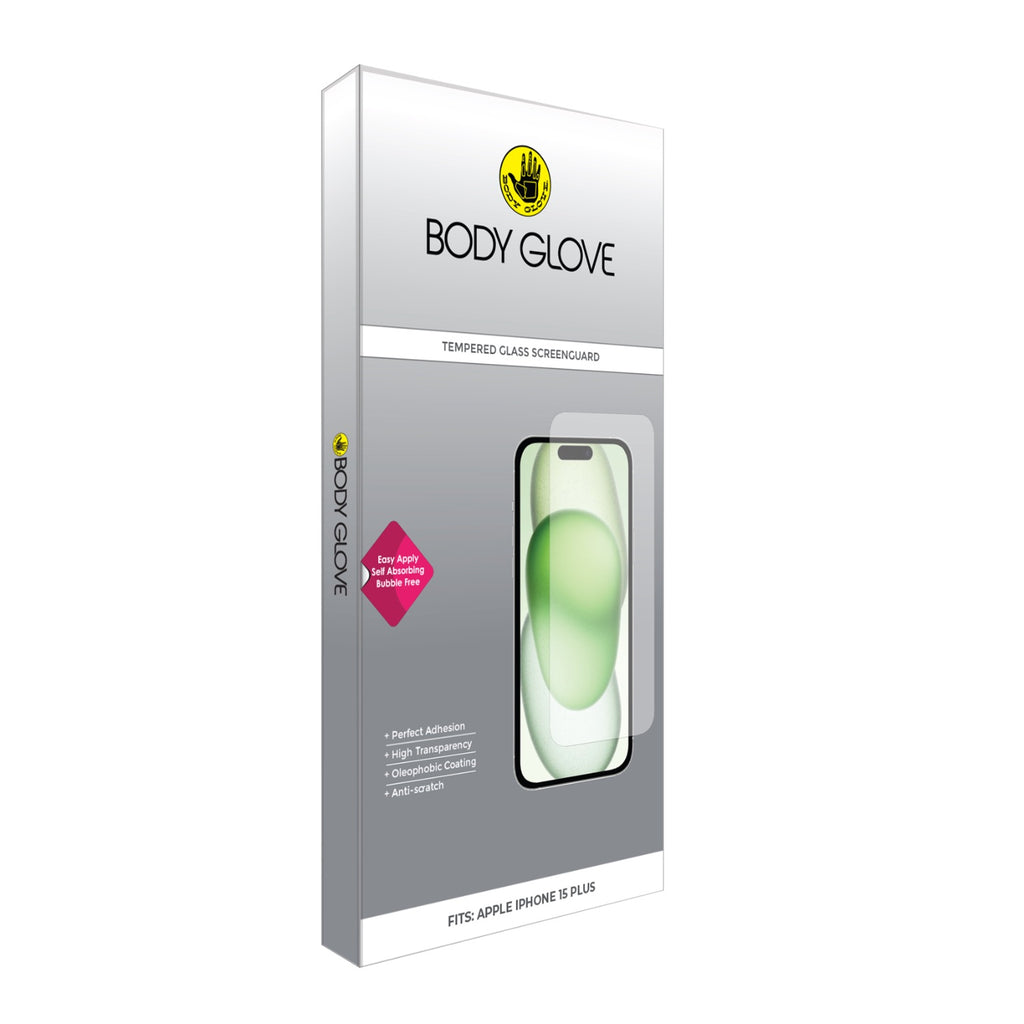 Body Glove Tempered Glass Screen Protector - Apple iPhone 16 Plus / iPhone 15 Plus - Clear 11