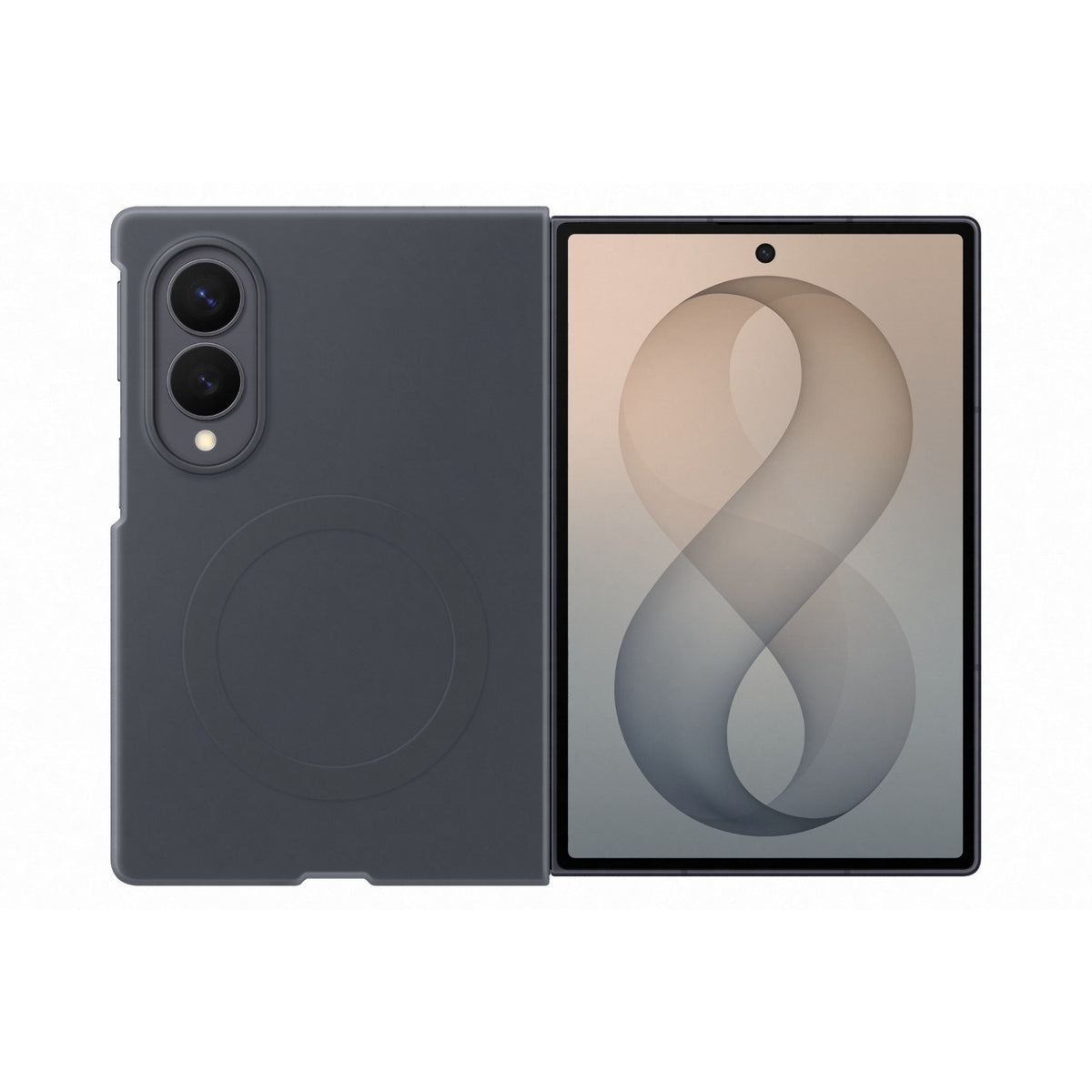 Samsung Silicone Magnet Cover - Samsung Galaxy Z Fold8 - Black 3