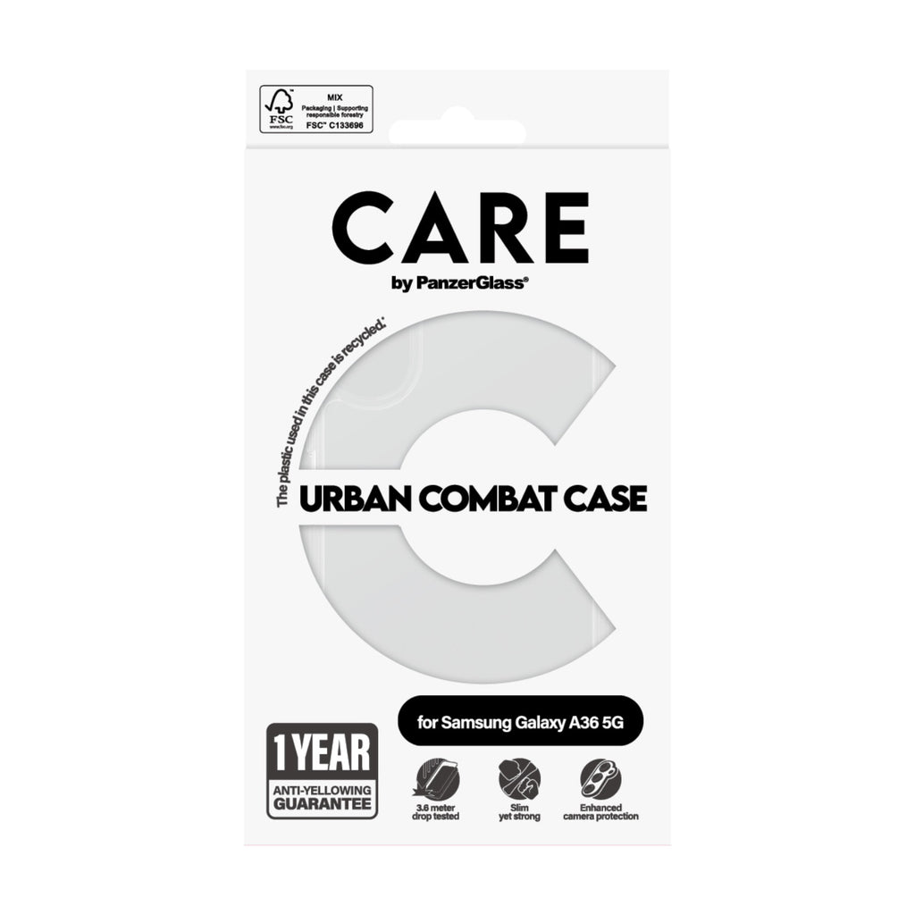 PanzerGlass Care by PanzerGlass Urban Combat Case - Samsung Galaxy A36 – - Clear 2