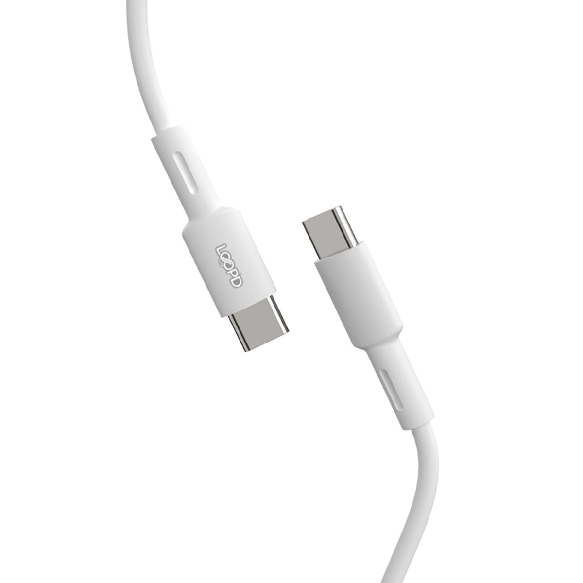 LOOP'D Lite Type-C To Type-C Cable 60W - 1 Metre - White 5