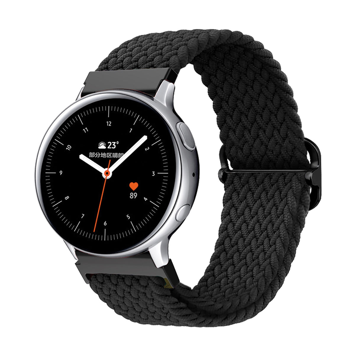 Body Glove Weave Watch Strap - Samsung Galaxy Watch6 (40mm) / 7 (40mm) / 4 (40mm) - Black 4