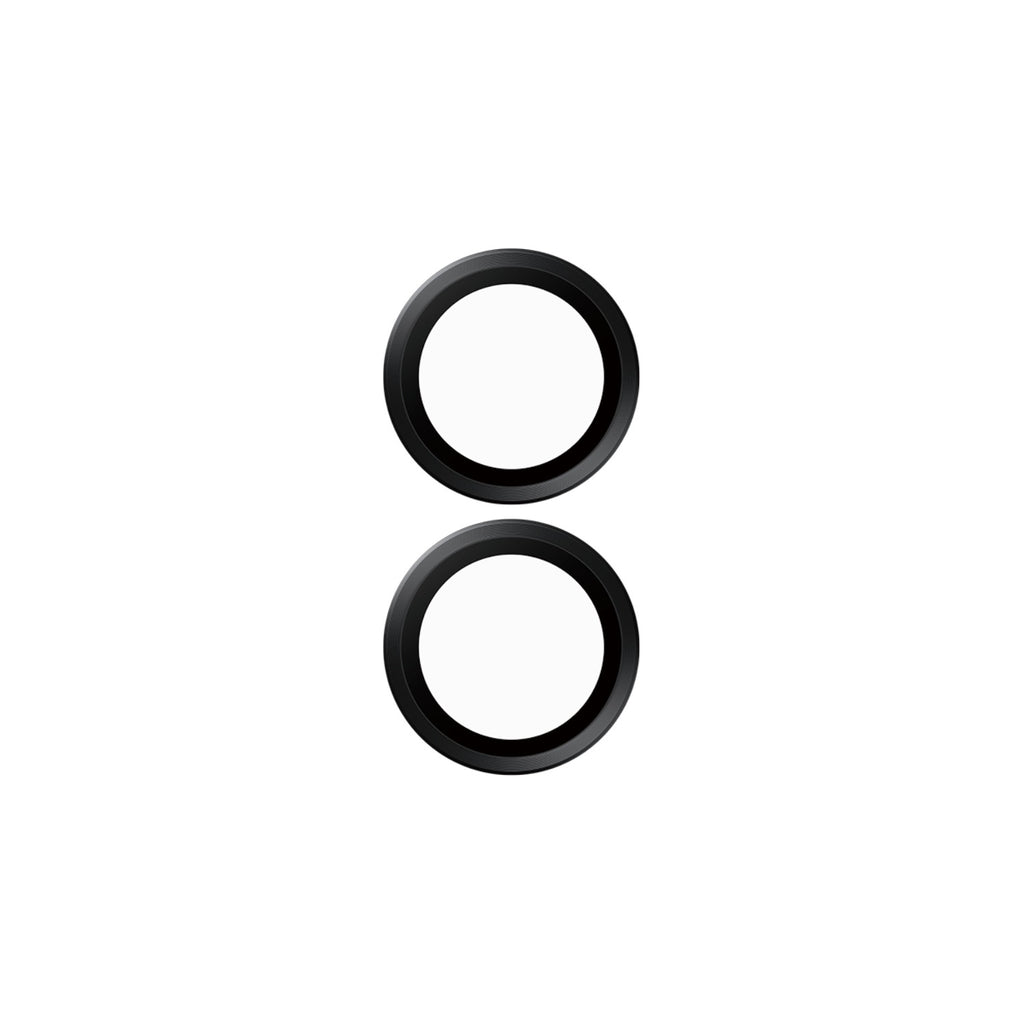 PanzerGlass Hoops Lens Screen Protector - Apple iPhone 16 / iPhone 16 Plus - Black - Black Border
